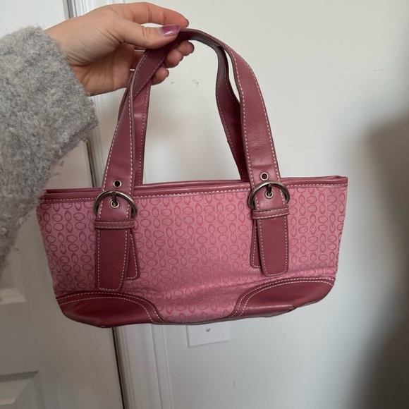 Y2K pink monogram Women's Handbag - Picture 4 of 10